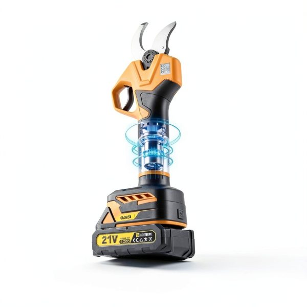 Gisam Electric Pruning Shears Yellow 100W Cordless-1