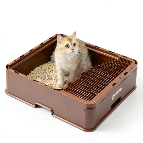 Apollo Hidden Cat Litter Box Enclosure Odor Control Spacious-2