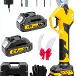 Gisam Electric Pruning Shears Yellow 100W Cordless-0