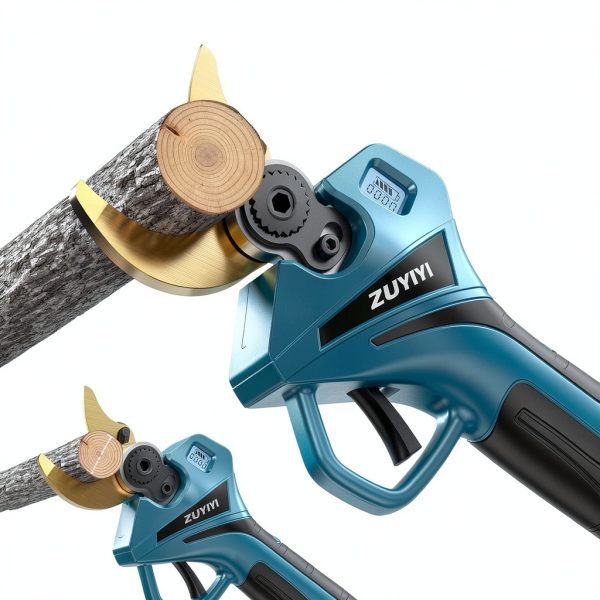 ZUYIYI Electric Pruning Shears Titanium Steel Blade 60mm-4