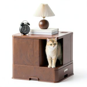 Apollo Hidden Cat Litter Box Enclosure Odor Control Spacious-0