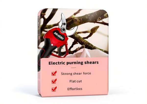 Electric Pruning Shears Dragro Cordless 30mm Steel-4