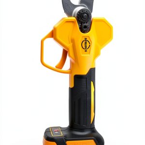 Struics Electric Pruning Shears Yellow Bypass Alloy Steel-0
