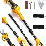 LEZZYRUCK Electric Pruning Shears Yellow Bypass Aluminum-0