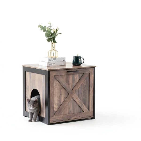 Cat Litter Box Enclosure by DWANTON Furniture Style-6