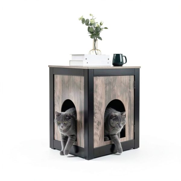 Cat Litter Box Enclosure by DWANTON Furniture Style-2