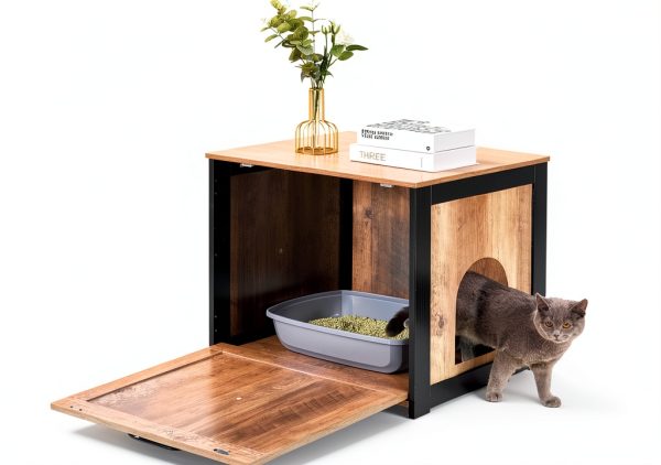 Cat Litter Box Enclosure by DWANTON Furniture Style-1